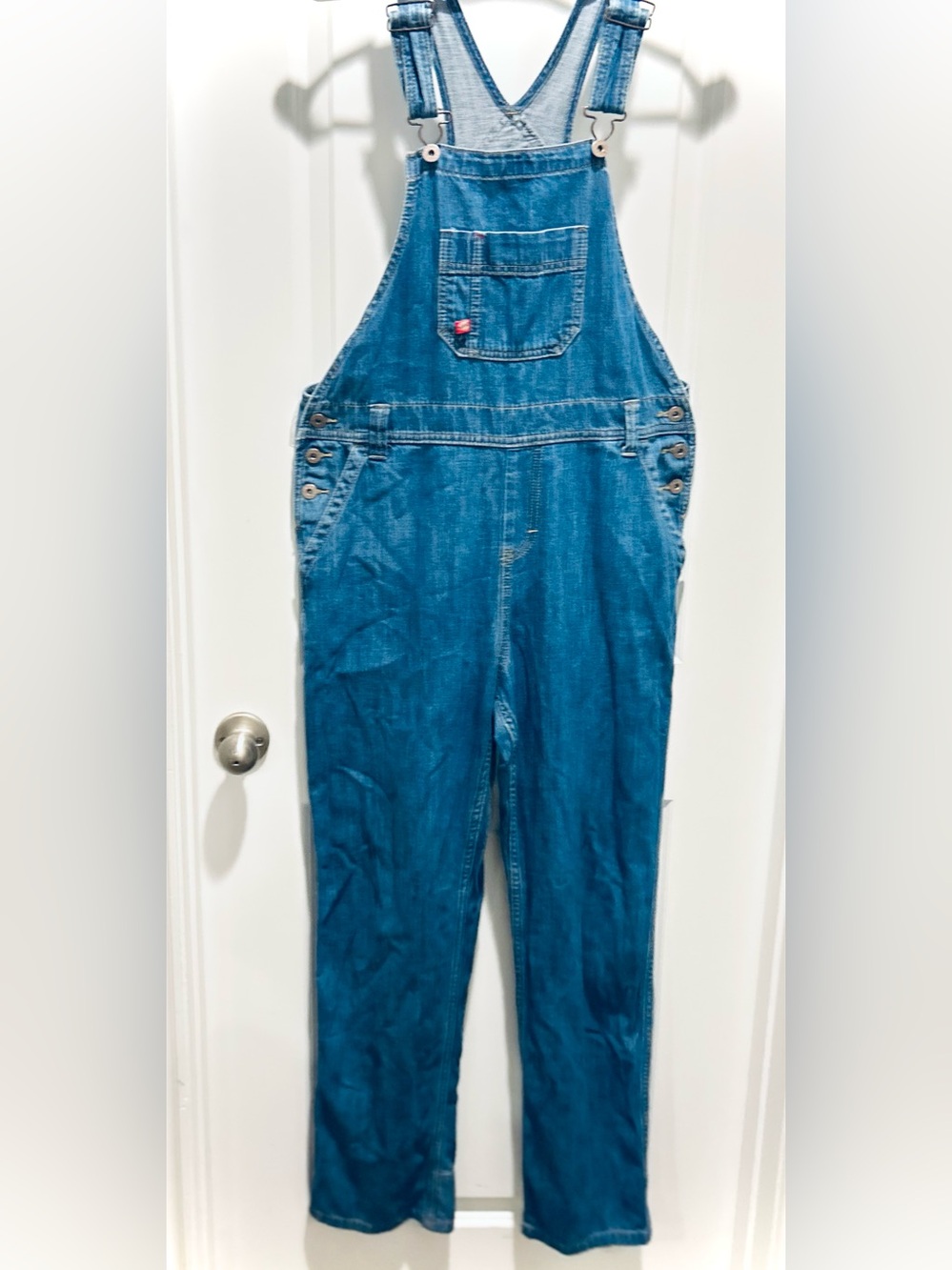 Vintage Dickies Y2K Overalls Straight Leg Carpenter Bib Medium Wash size M